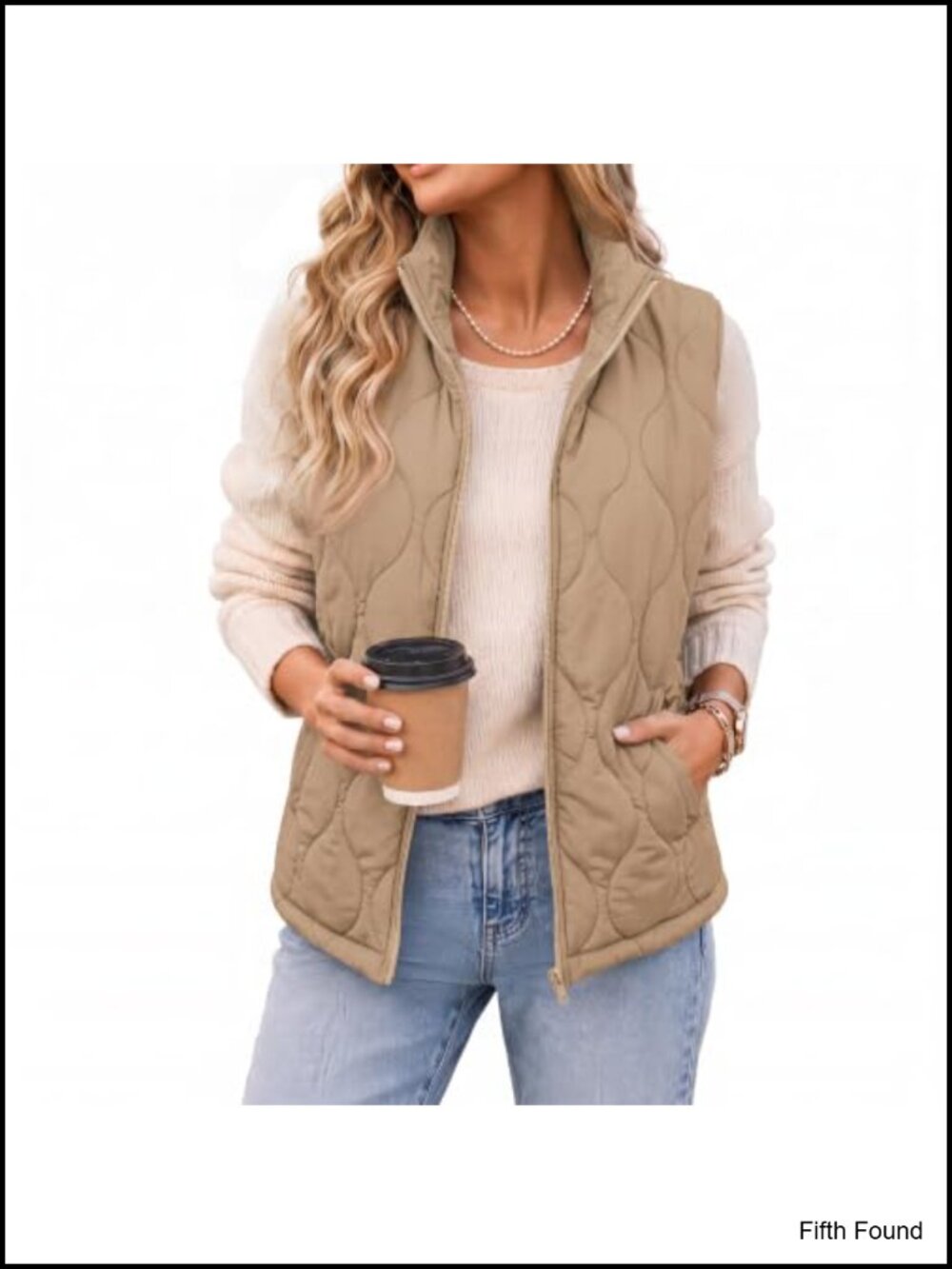 Zeagoo Womens Lightweight Quilted Puffer Vest Sleeveless Full Zip Up Jacket